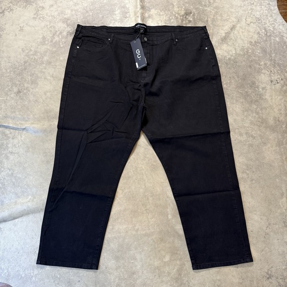 Good Counsel Jeans‎ Mens Size 56 X 28 Black Malone Stretch Cotton Blend Denim